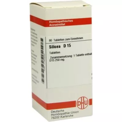 SILICEA D 15 tabliet, 80 kapsúl