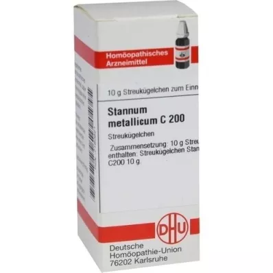 STANNUM METALLICUM C 200 guľôčok, 10 g