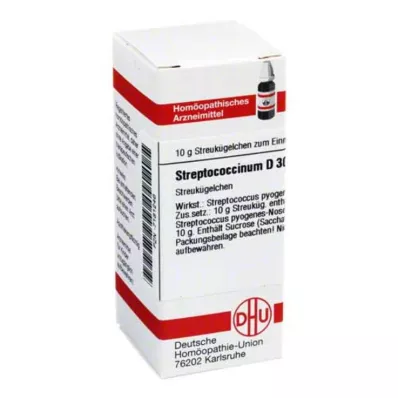 STREPTOCOCCINUM D 30 guľôčok, 10 g