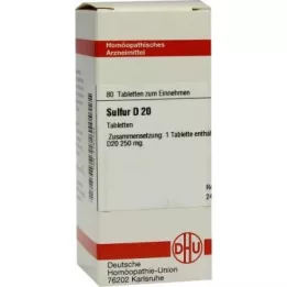 SULFUR D 20 tabliet, 80 kapsúl