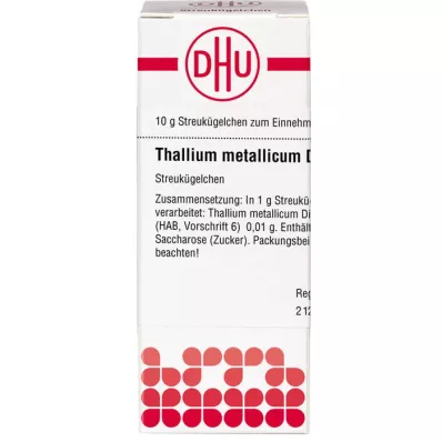 THALLIUM METALLICUM D 10 guľôčok, 10 g