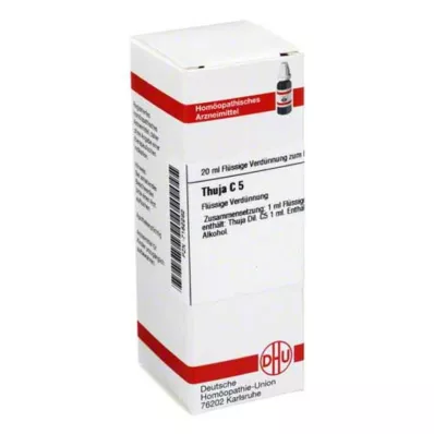 THUJA C 5 riedenie, 20 ml THUJA C 5 riedenie, 20 ml