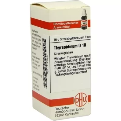 THYREOIDINUM D 10 guľôčok, 10 g