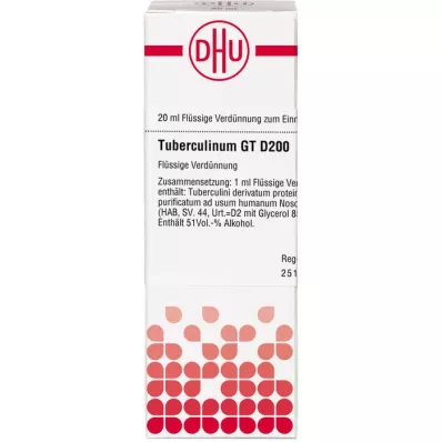 TUBERCULINUM GT D 200 riedenie, 20 ml