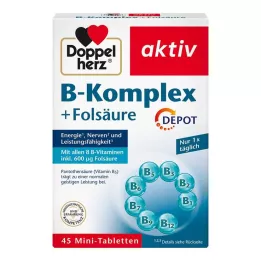 DOPPELHERZ B-komplex + kyselina listová, 45 kapsúl