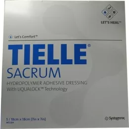 TIELLE Hydropolymérový obväz na sakrum, 5 ks