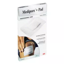 MEDIPORE+Pad 3M 10x20cm 3570NP náplasti, 5 ks