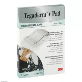 TEGADERM 3M Plus Pad 5x7 cm prefabrikovaný kompozit.3582NP, 5 ks