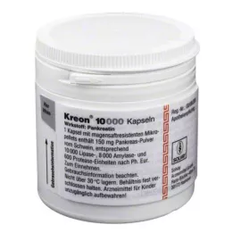 KREON 10 000 tvrdých kapsúl s entericky obalenými peletami, 200 ks