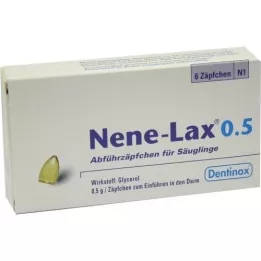 NENE LAX 0,5 Suppos. pre dojčatá, 6 ks