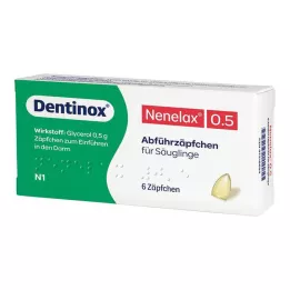 NENE LAX 0,5 Suppos. pre dojčatá, 6 ks