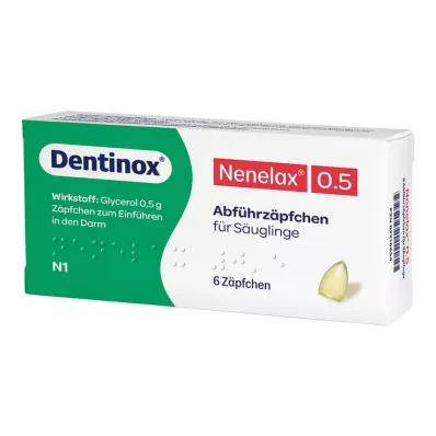 NENE LAX 0,5 Suppos. pre dojčatá, 6 ks