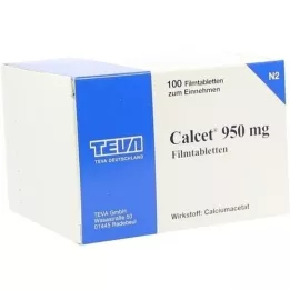 CALCET 950 mg filmom obalené tablety, 100 ks