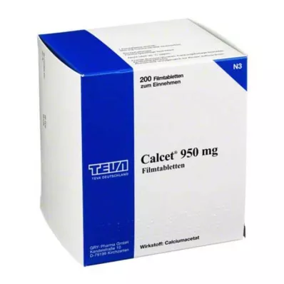 CALCET 950 mg filmom obalené tablety, 200 kusov