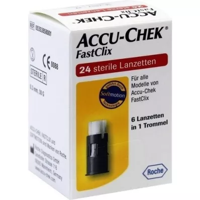 ACCU-CHEK FastClix lancety, 24 ks