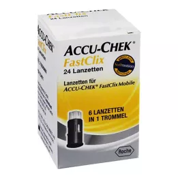 ACCU-CHEK FastClix lancety, 24 ks