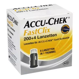 ACCU-CHEK FastClix lancety, 204 ks