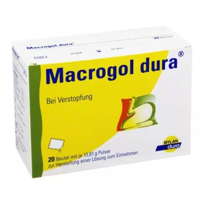 Makrogol dura prášok na prípravu perorálneho roztoku, 20 ks Makrogol dura prášok na prípravu perorálneho roztoku, 20 ks