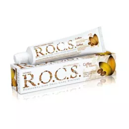 Rocs dospelá káva + tabaková zubná pasta, 74 g