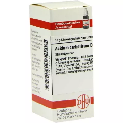 DHU Acidum carbolicum D 12 guľôčky, 10 g