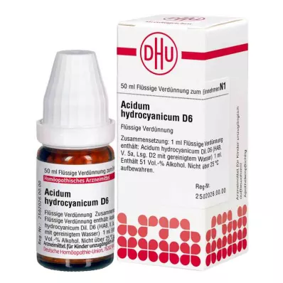 Acidum Hydrocyanicum D6 riedenie (50 ml) Acidum Hydrocyanicum D6 riedenie (50 ml)