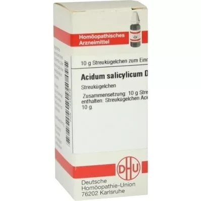 ACIDUM SALICYLICUM D 4 guľôčky, 10 g
