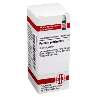 DHU Ferrum picrinicum D 12 guľôčky, 10 g DHU Ferrum picrinicum D 12 guľôčky, 10 g