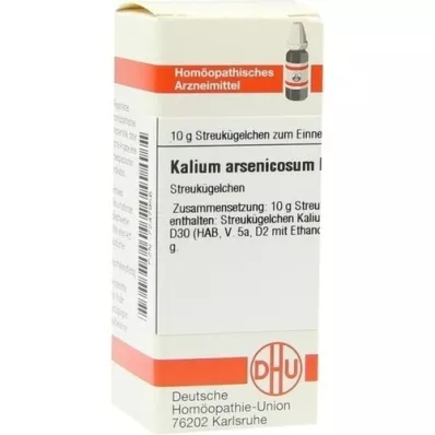 KALIUM ARSENICOSUM D 30 guľôčok, 10 g