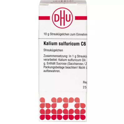 KALIUM SULFURICUM C 6 guľôčok, 10 g