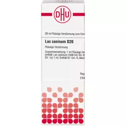 LAC CANINUM D 20 riedenie, 20 ml