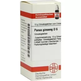 PANAX GINSENG D 6 guľôčok, 10 g