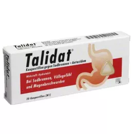 TALIDAT Žuvacie pastilky proti páleniu záhy, 20 ks