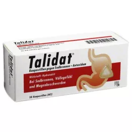 TALIDAT Žuvacie pastilky proti páleniu záhy, 50 ks