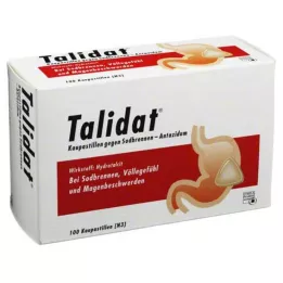 TALIDAT Žuvacie pastilky proti páleniu záhy, 100 ks