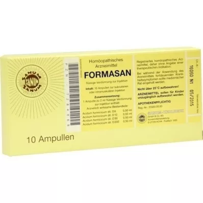 FORMASAN Injekčné ampulky, 10X2 ml