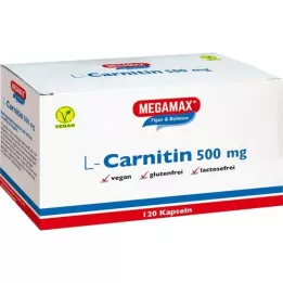 L-CARNITIN 500 mg Megamax Capsules, 120 kapsúl