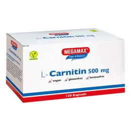 L-CARNITIN 500 mg Megamax Capsules, 120 kapsúl
