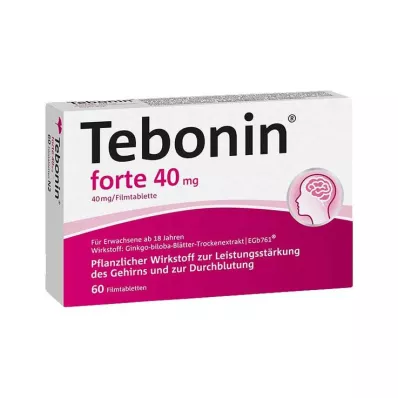 TEBONIN forte 40 mg filmom obalené tablety, 60 ks