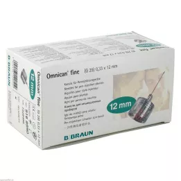 OMNICAN jemná ihla do pera 0,33x12 mm, 100 ks
