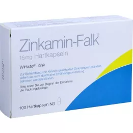 ZINKAMIN Falk 15 mg tvrdé kapsuly, 100 ks