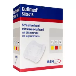 CUTIMED Siltec B penový obväz 17,5x17,5 cm s lepidlom, 6 ks