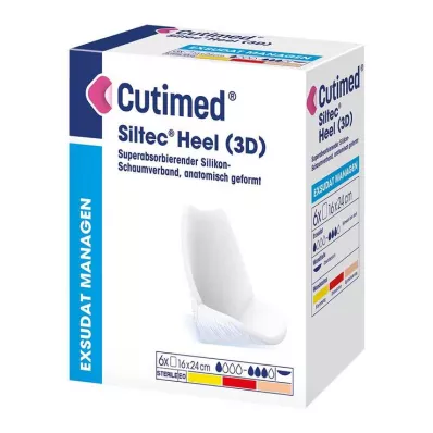 Cutimed Siltec Heel 3D obklady 16x24 cm, 6 ks Cutimed Siltec Heel 3D obklady 16x24 cm, 6 ks