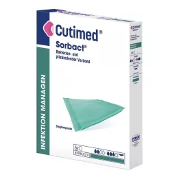 CUTIMED Sorbact absorpčné kompresy 7x9 cm, 6 ks