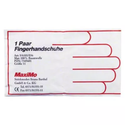 HANDSCHUHE Bavlnené nadmerné dĺžky veľkosti 11, 2 ks