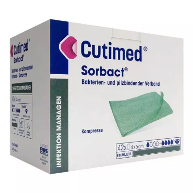 Cutimed Sorbact obklady 4x6 cm, 42 ks Cutimed Sorbact obklady 4x6 cm, 42 ks