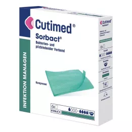 CUTIMED Sorbact kompresy 7x9 cm, 6 ks