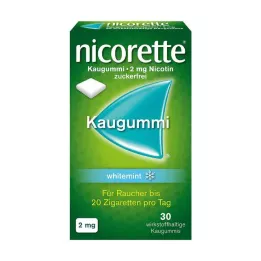 NICORETTE Žuvačky 2 mg biela mäta, 30 ks