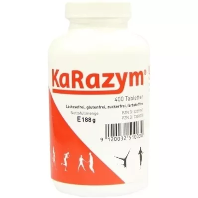 KARAZYM enterálne obalené tablety, 400 ks