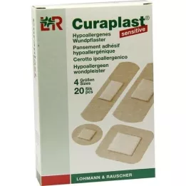 CURAPLAST Pásiky citlivé rôznorodé, 20 ks