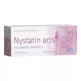NYSTATIN acis filmom obalené tablety, 50 ks